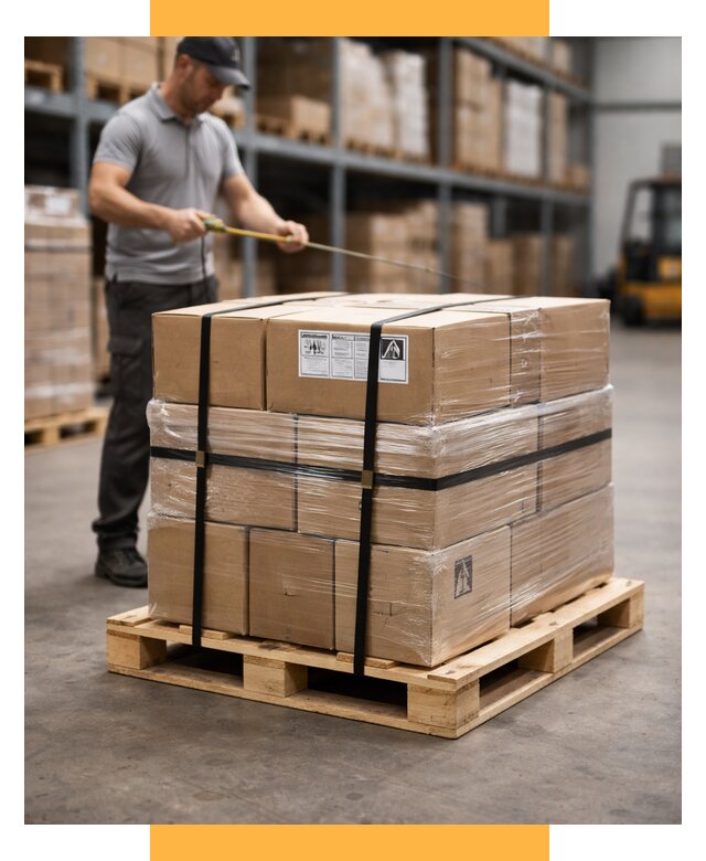 Упаковка и паллетирование грузов от 3627 р. | СетСервис-Крм