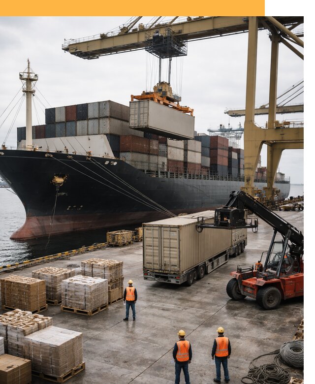 Морские перевозки из Индии: доставка FCL/LCL, таможня от 124356