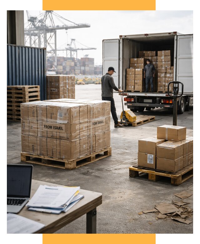 Доставка грузов из Израиля от 15545 р., логистика от СетСервис-Крм