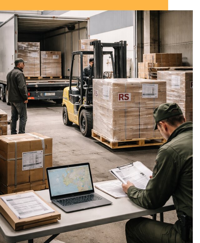 Доставка грузов в Сербию от 46634 руб, международные перевозки