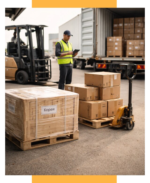 Доставка грузов в Корею из России от 36271 р. | СетСервис-Крм