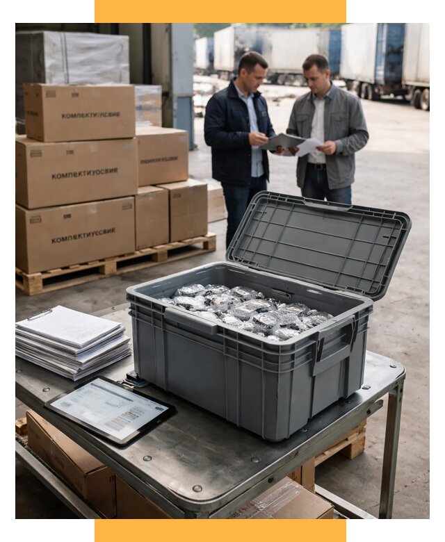 Перевозка комплектующих из Китая от 6736 р. | СетСервис-Крм