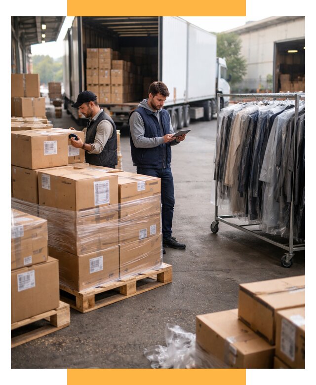 Перевозка и доставка одежды из Китая от 7772 р., СетСервис-Крм