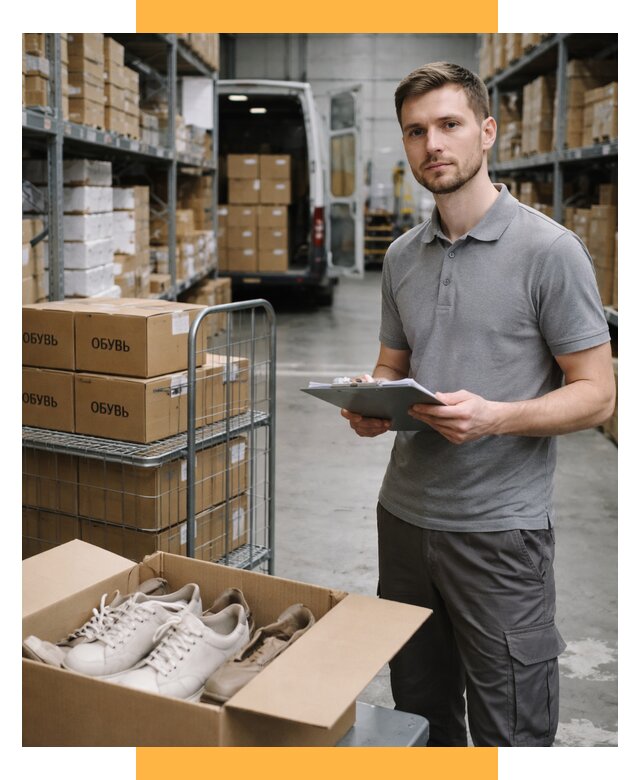 Доставка обуви из Китая и Турции от 4663 р. СетСервис-Крм