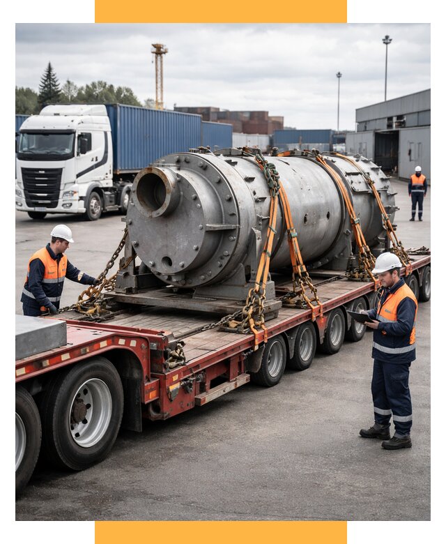 Перевозка тяжеловесных грузов под ключ от 155445 р. | СетСервис-Крм