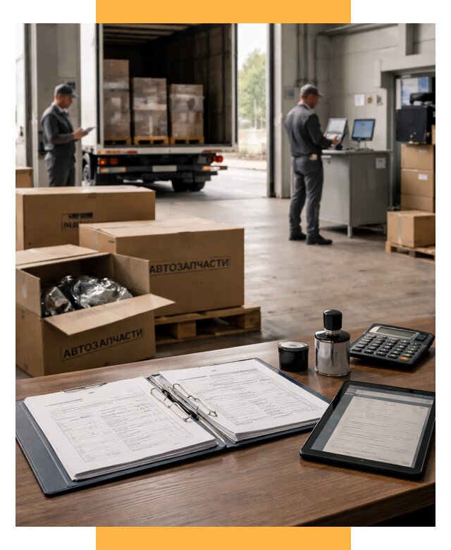 Таможенное оформление автозапчастей под ключ от 8809 р., СетСервис-Крм