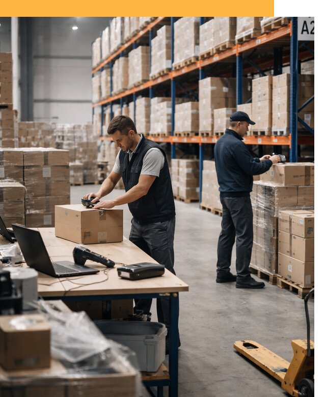 Склад консолидации в Европе: хранение, сортировка от 6736